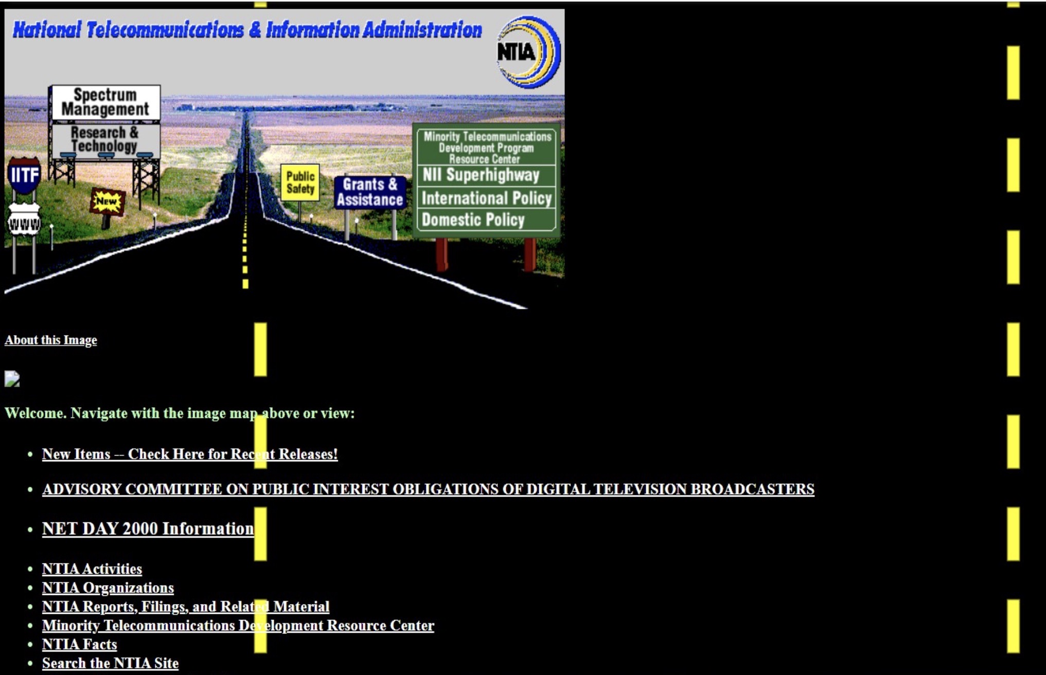 NTIA 1994 survey screenshot